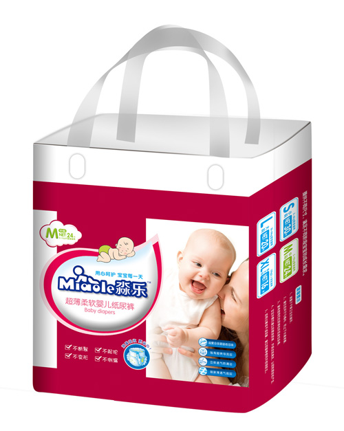 淼樂(lè)超薄柔軟yinge紙尿褲M號(hào)