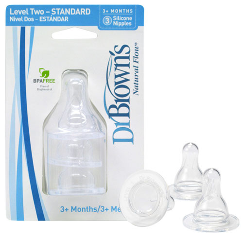 布朗博士流量2標準奶嘴(3個裝)
