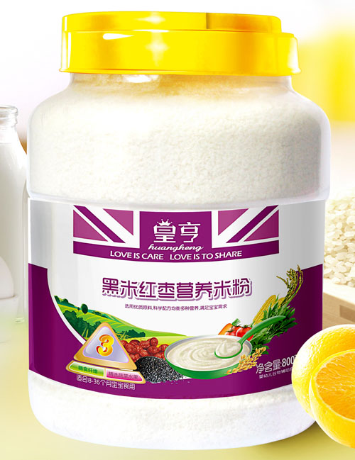 皇亨黑米紅棗營養(yǎng)米粉