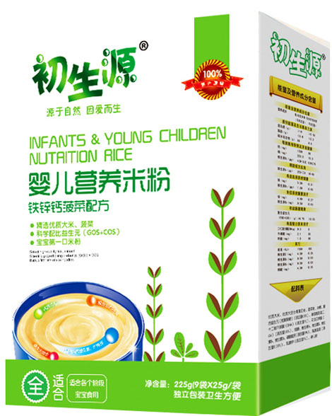 初生源鐵鋅鈣菠菜yinge米粉全段