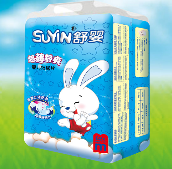 舒嬰超薄舒爽yinge紙尿片M碼62片