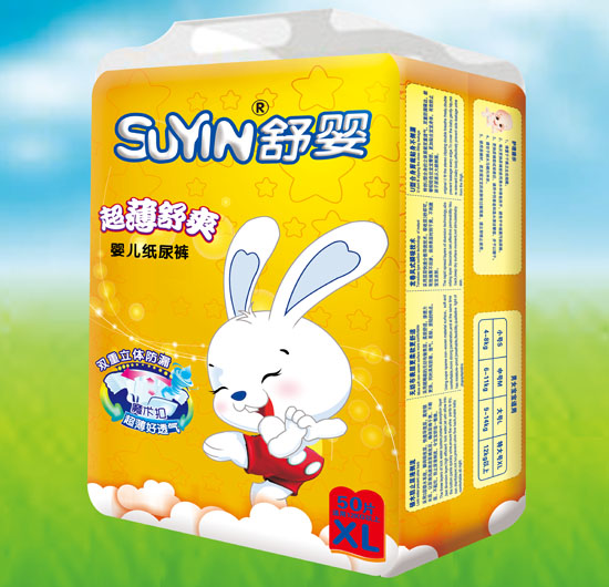 舒嬰超薄舒爽yinge紙尿褲XL碼50片