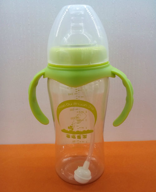 苗哺專(zhuān)家10安寬口弧形雙耳PPSU高級(jí)奶瓶