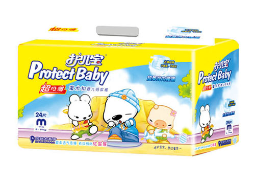 護(hù)兒寶超級(jí)薄彈力yinge紙尿褲M碼24片