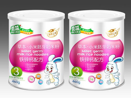 貝希鐵鋅鈣草本小米胚芽奶米粉