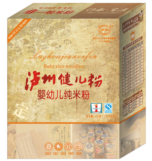 瀘州健兒粉yingye純米粉盒裝1段