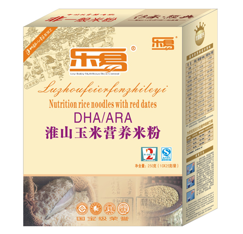 樂易淮山玉米營(yíng)養(yǎng)米粉2段盒裝