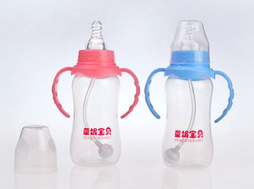 童妮寶貝自動(dòng)吸管PP奶瓶