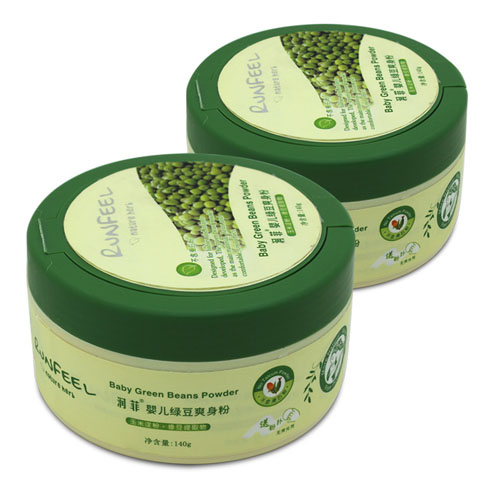 潤菲yinge綠豆爽身粉