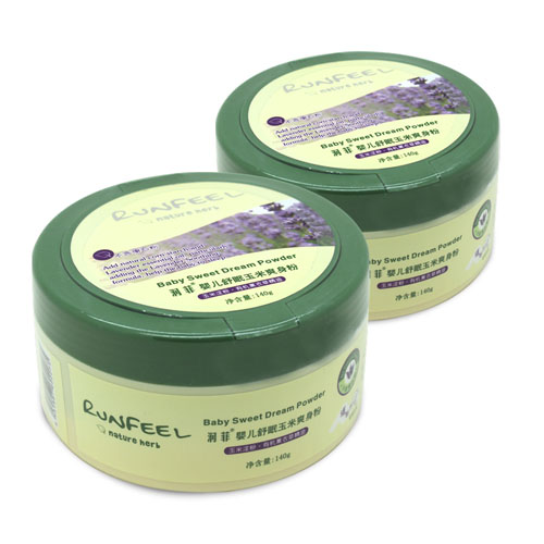 潤菲yinge舒眠玉米爽身粉