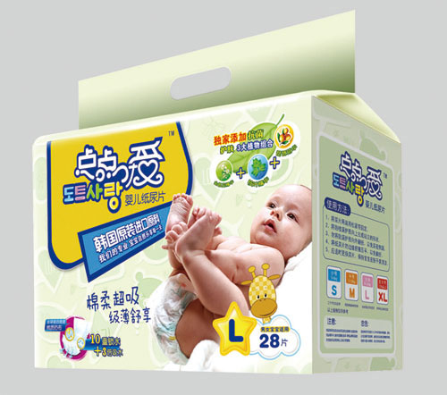 點(diǎn)點(diǎn)愛(ài)綿柔超吸yinge紙尿片L碼