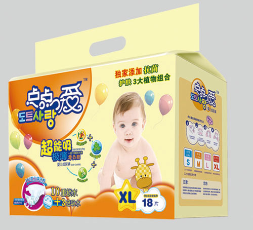 點點愛超能吸極薄yinge紙尿褲XL碼