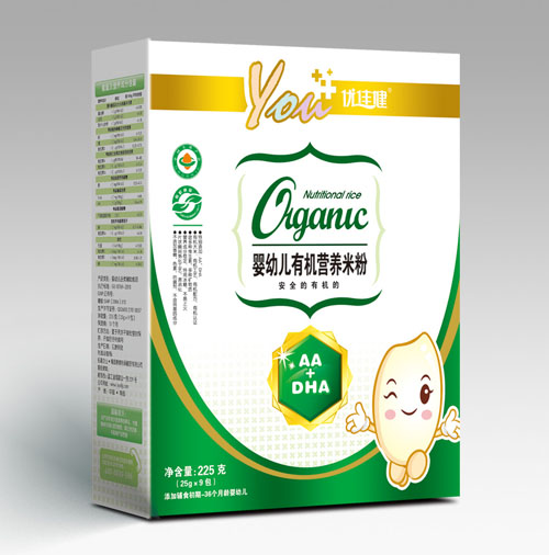 優(yōu)佳健AA+DHAyingye有機(jī)營養(yǎng)米粉盒裝