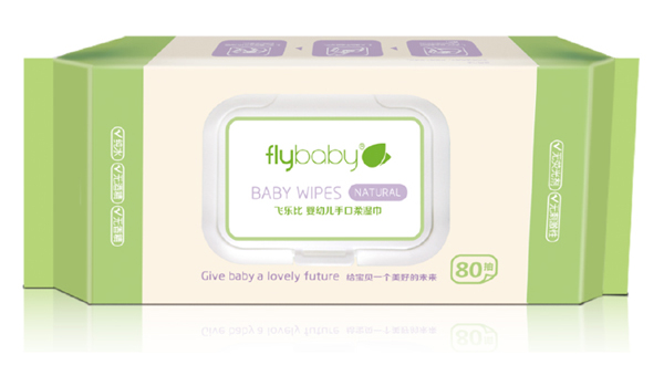 飛樂比yingye手口柔濕巾(80抽帶蓋)