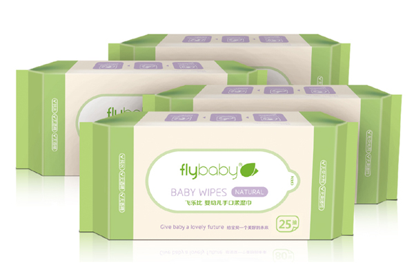 飛樂比yingye手口柔濕巾(25片×4連包)