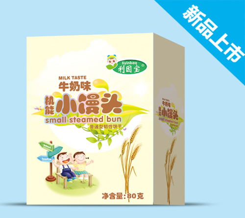 利因寶牛奶味機能小饅頭