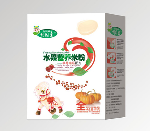 利因寶草莓南瓜水果營養(yǎng)米粉盒裝