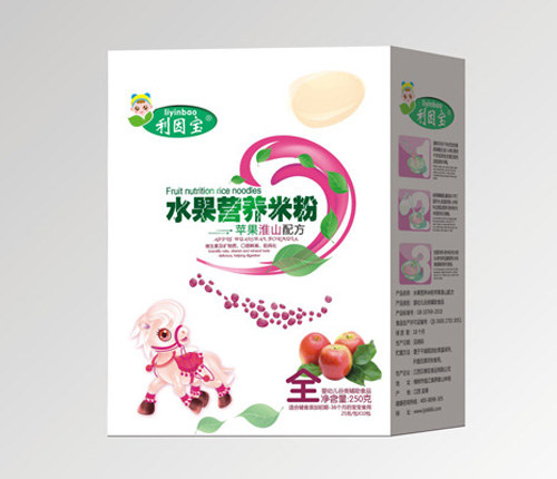 利因?qū)毺O果淮山水果營養(yǎng)米粉盒裝