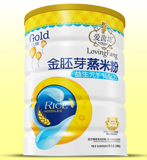 愛(ài)茵坊益生元護(hù)暢金胚芽蒸米粉鐵聽(tīng)