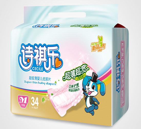 詩祺樂超級薄yinge紙尿片M碼