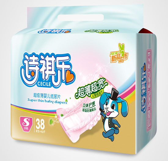 詩(shī)祺樂(lè)超級(jí)薄yinge紙尿片S碼