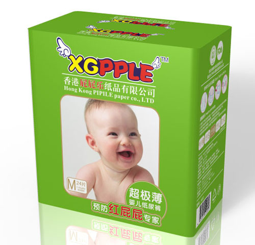 屁屁樂超極薄紙尿褲M碼24片