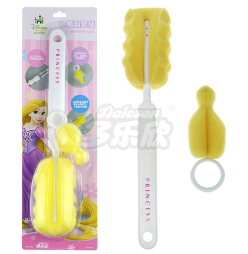 迪士尼寶寶海綿奶瓶刷套裝