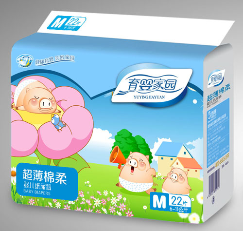 育嬰家園超薄棉柔yinge紙尿褲M碼22片