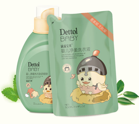 滴露寶貝yinge凈柔洗衣液