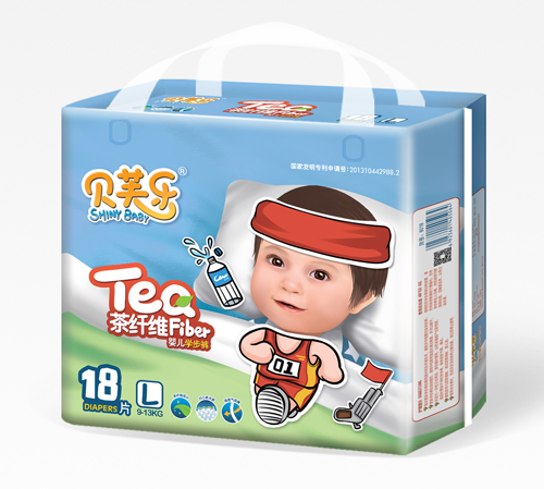 貝芙樂茶纖維yinge學步褲L碼18片