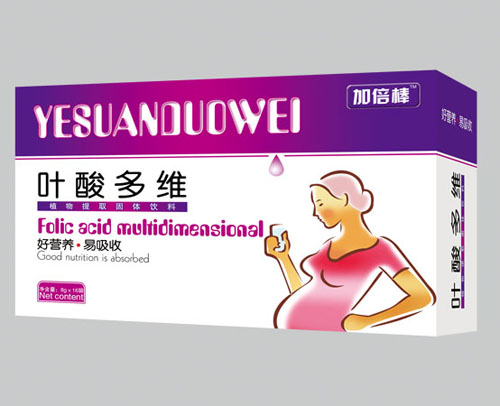 加倍棒葉酸多維植物提取固體飲料