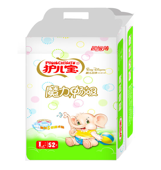 護兒寶魔力暢吸yinge芯體紙尿褲L碼52片大包