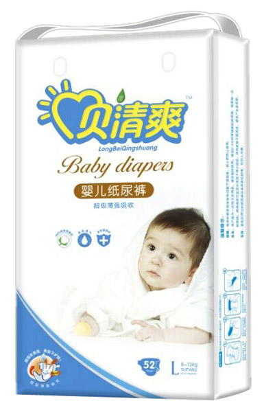 貝清爽yinge紙尿褲L52片