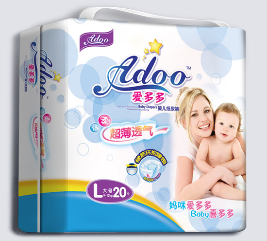 愛多多超薄透氣yinge紙尿褲L碼20片