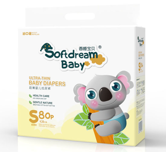香睡寶貝超薄yinge紙尿褲S碼