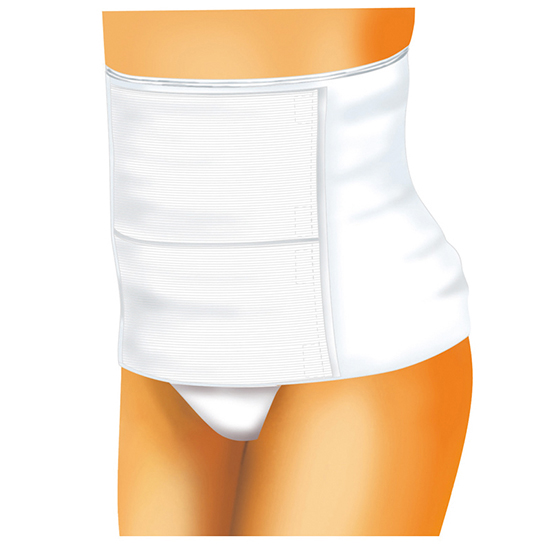 剖腹產(chǎn)專(zhuān)用收腹帶使用效果圖(紗布透氣型)