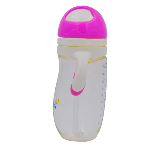 300ml旋轉(zhuǎn)蘑菇頭PA學(xué)飲杯紅色