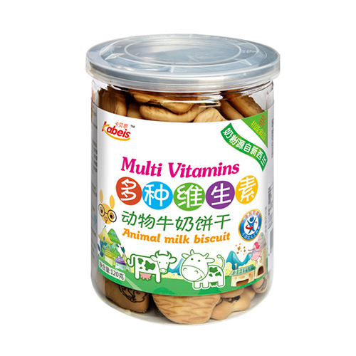 120克卡貝思多種維生素動物牛奶餅干