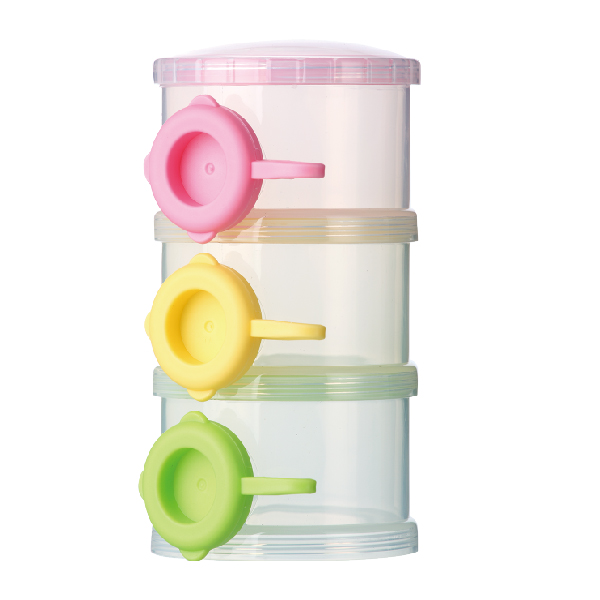 媽咪樹豪華三層奶粉定量盒側開口