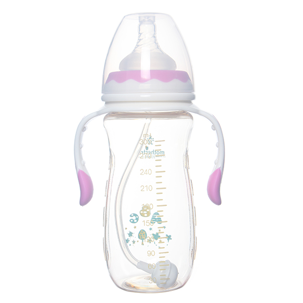 媽咪樹(shù)弧形寬口ppsu300ml