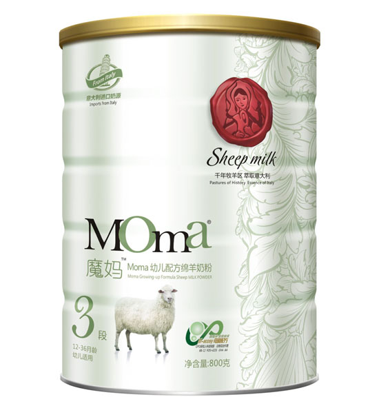 Moma魔媽youe配方綿羊奶粉3段800克