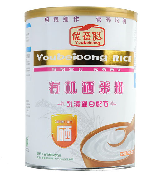 優(yōu)蓓聰有機硒米粉乳清蛋白(鐵聽)