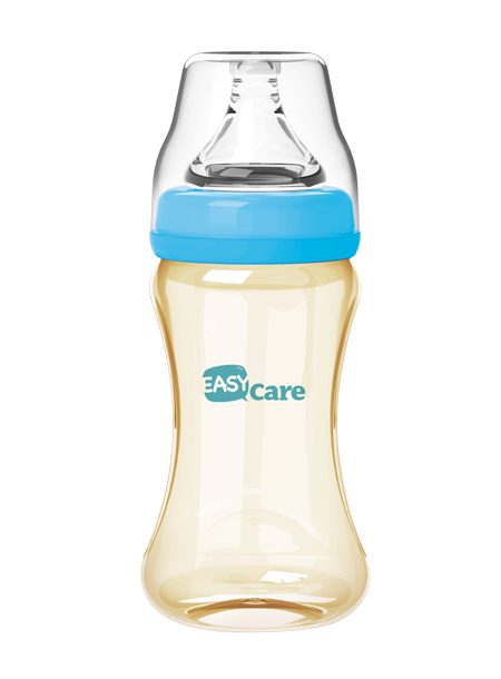 伊斯卡爾240mlPPSU寬口徑奶瓶(藍(lán))