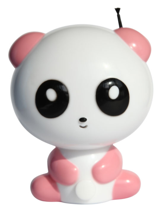 樂(lè)琪小托托空氣凈化夜燈粉色