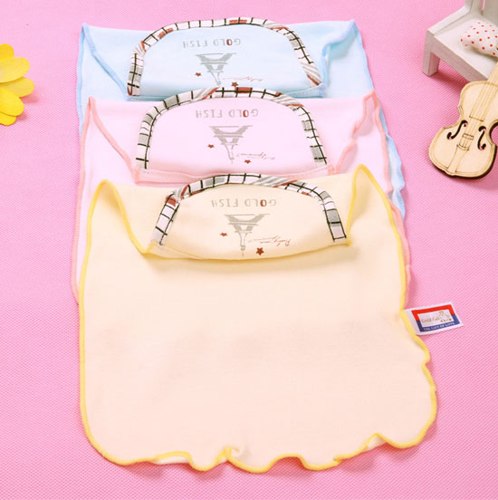 金色小魚(yú)雙面竹纖維素色吸汗巾