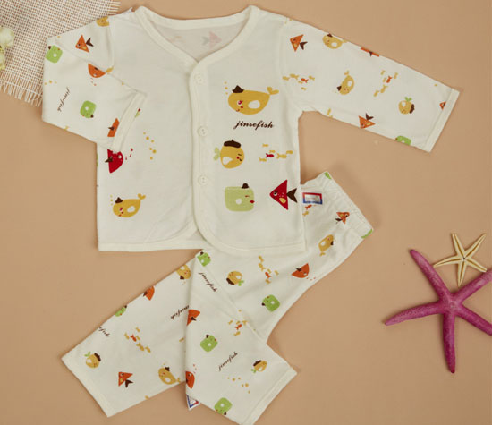 金色小魚蘆薈纖維單面小魚桃開套