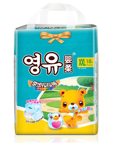 嬰柔學(xué)步拉拉褲XXL碼18片