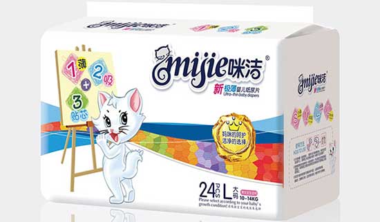 咪潔新極薄yinge紙尿片L碼