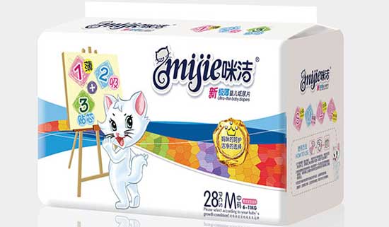 咪潔新極薄yinge紙尿片M碼