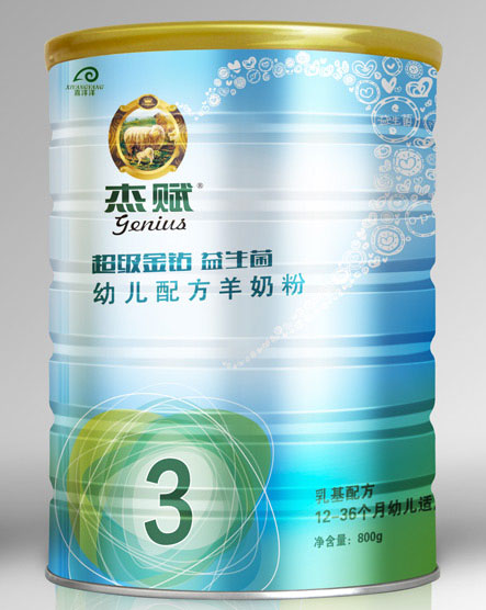 杰賦超級金鉆益生菌youe配方羊奶粉3段800g